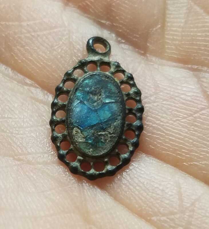 Religious medallion Metal Detecting find
